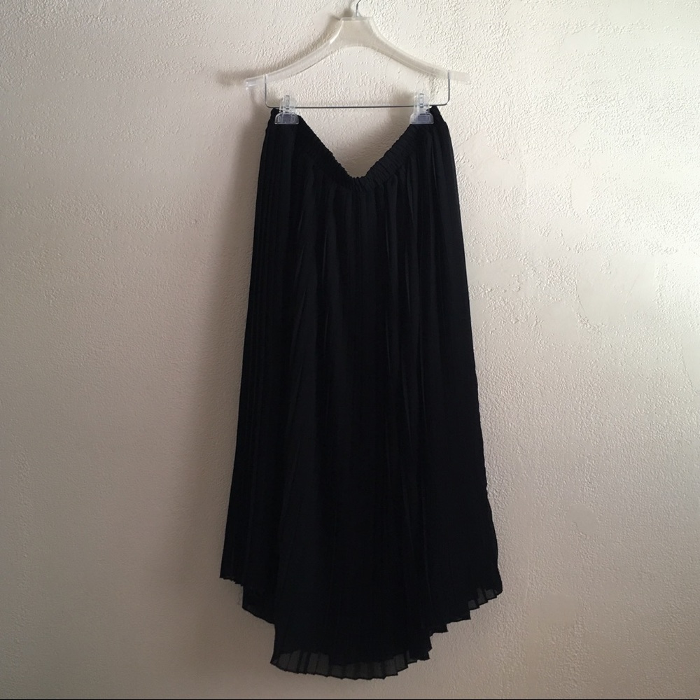 Pleated Midi Skirt- H&M